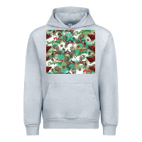Heather Grey christmas magic pattern Urban Hoodie - CowhideDigitalArt
