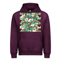 Mauve Wine christmas magic pattern Urban Hoodie - CowhideDigitalArt