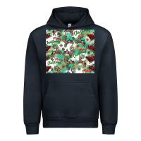 Navy christmas magic pattern Urban Hoodie - CowhideDigitalArt