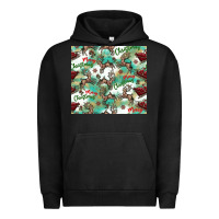 Pigment Black christmas magic pattern Urban Hoodie - CowhideDigitalArt