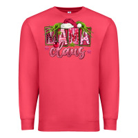 Cardinal Pink Christmas Mama Claus Premium Sweatshirt - FaDigitalArtStudio