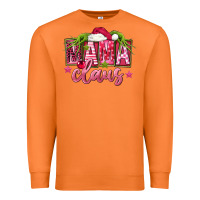 Carrot Pink Christmas Mama Claus Premium Sweatshirt - FaDigitalArtStudio