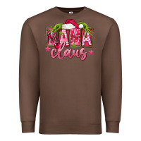 Chestnut Pink Christmas Mama Claus Premium Sweatshirt - FaDigitalArtStudio