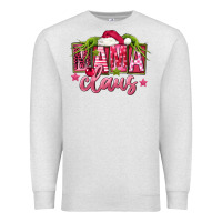 Oatmeal Heather Pink Christmas Mama Claus Premium Sweatshirt - FaDigitalArtStudio