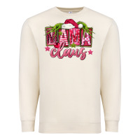 Sandshell Pink Christmas Mama Claus Premium Sweatshirt - FaDigitalArtStudio