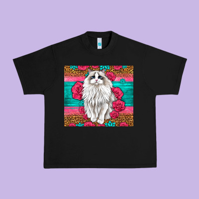 Western Ragdoll Cat Urban Heavy Tee Designed By Lillyallendesigns