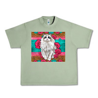Oil Green Western Ragdoll Cat Urban Heavy Tee - LillyAllenDesigns
