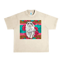 Sandshell Western Ragdoll Cat Urban Heavy Tee - LillyAllenDesigns