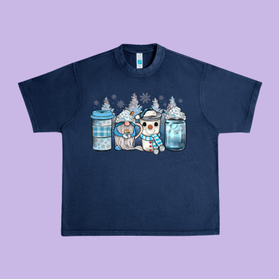 Winter Coffee Urban Heavy Tee Designed By Jahusdesignshop