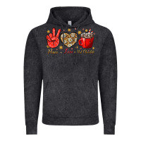 Vintage Black Peace Love Hot Chocolate Vintage Hoodie - BundleAndBundleShop