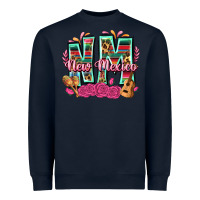 Navy New Mexico Heavyweight Sweatshirt - texasbilliewilder