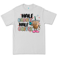 Dove Grey half baddie half coffee Premium Tee - MaliasSmallBusiness
