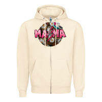 Sandshell Mama lightning bolt Mother's Day Zipper Hoodie - CowGirlArtShop