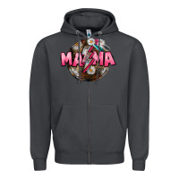 Smoke Mama lightning bolt Mother's Day Zipper Hoodie - CowGirlArtShop