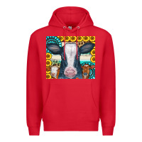 Red Cows Gemstone Sunflowers Tumbler Premium Hoodie - CowCowDesign