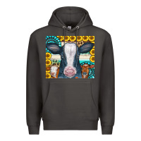 Smoke Cows Gemstone Sunflowers Tumbler Premium Hoodie - CowCowDesign