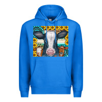 True Royal Cows Gemstone Sunflowers Tumbler Premium Hoodie - CowCowDesign