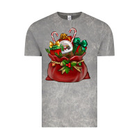 Cloud Rock christmas santa claus bag Vintage Tee - BundleAndBundleShop