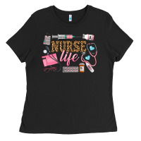 Black Western Nurse Life Ladies Tee - LillyAllenDesigns