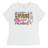 White Western Nurse Life Ladies Tee - LillyAllenDesigns