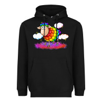Black rainbow sheep pride Heavyweight Hoodie - FaDigitalArtStudio