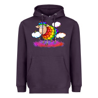 Plum rainbow sheep pride Heavyweight Hoodie - FaDigitalArtStudio
