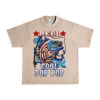 French Oak reel cool pop pop american flag bass Urban Heavy Tee - LillyAllenDesigns