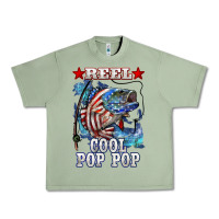Oil Green reel cool pop pop american flag bass Urban Heavy Tee - LillyAllenDesigns