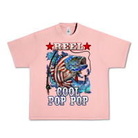 Salmon reel cool pop pop american flag bass Urban Heavy Tee - LillyAllenDesigns