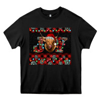 Black highland cow joy Christmas Heavy Core Tee - BarkalooDesign