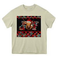 Mossy highland cow joy Christmas Heavy Core Tee - BarkalooDesign