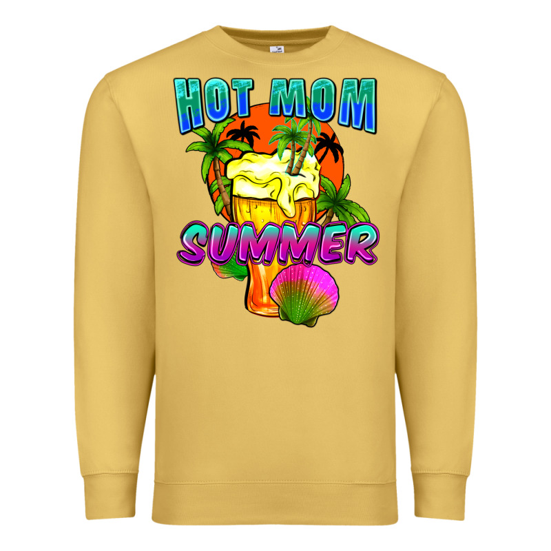 Hot Mom Summer Mother's Day Premium Sweatshirt by FaDigitalArtStudio | Teevron