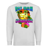 Dove Grey Hot mom summer Mother's Day Premium Sweatshirt - FaDigitalArtStudio