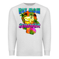 Oatmeal Heather Hot mom summer Mother's Day Premium Sweatshirt - FaDigitalArtStudio