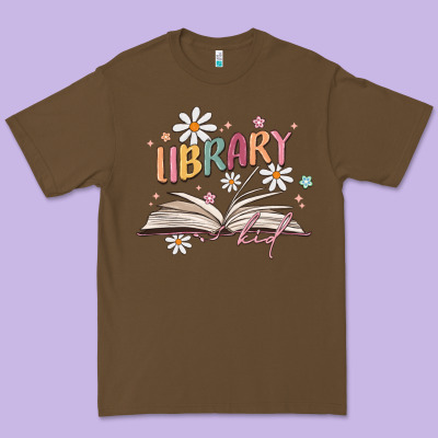 Library Kid Premium Tee Designed By Maliassmallbusiness
