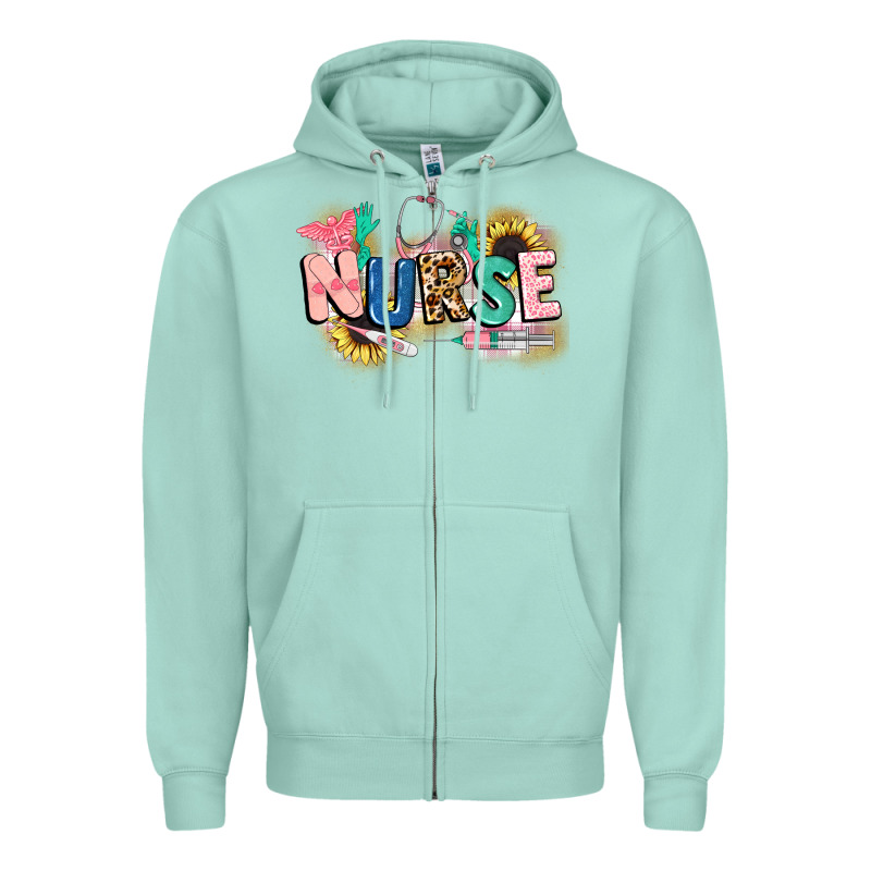 Nurse Zipper Hoodie by CowGirlArtShop | Teevron