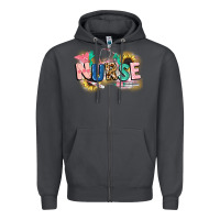 Smoke nurse Zipper Hoodie - CowGirlArtShop