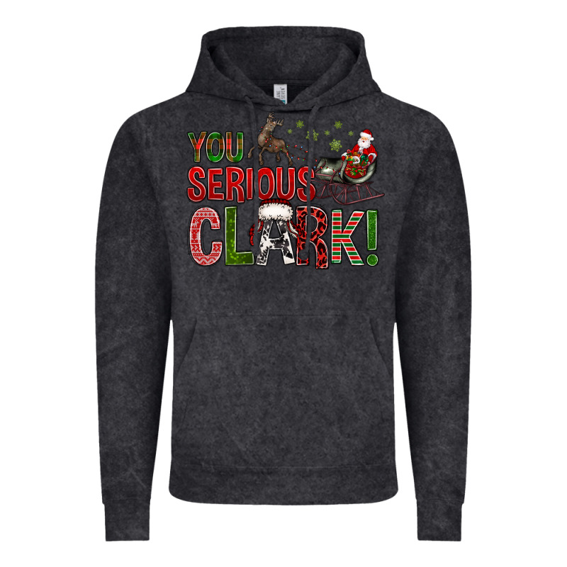 You Serious Clark With Santa Sleigh Vintage Hoodie by BundleAndBundleShop | Teevron