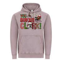 Vintage Zinc You Serious Clark With Santa Sleigh Vintage Hoodie - BundleAndBundleShop