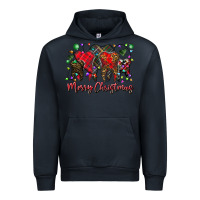 Navy merry Christmas teeth Urban Hoodie - CowhideDigitalArt