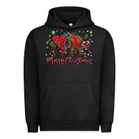 Pigment Black merry Christmas teeth Urban Hoodie - CowhideDigitalArt