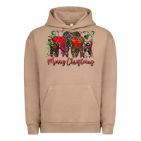 Pigment Burro merry Christmas teeth Urban Hoodie - CowhideDigitalArt