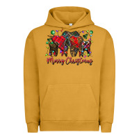 Pigment Peanut Butter merry Christmas teeth Urban Hoodie - CowhideDigitalArt