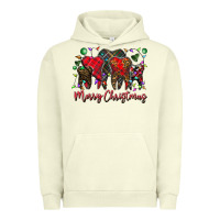 Pigment Pistachio merry Christmas teeth Urban Hoodie - CowhideDigitalArt
