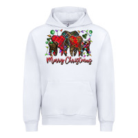 White merry Christmas teeth Urban Hoodie - CowhideDigitalArt