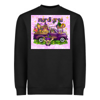 Mardi Gras With Gnomes Heavyweight Sweatshirt | Teevron