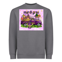 Storm Mardi Gras with gnomes Heavyweight Sweatshirt - NancyCooperArtShop