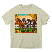 Mossy Western Ranch Horses Heavy Core Tee - LillyAllenDesigns