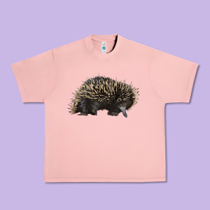 Short Beaked Echidna Urban Heavy Tee Designed By Lillyallendesigns