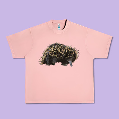 Short Beaked Echidna Urban Heavy Tee Designed By Lillyallendesigns
